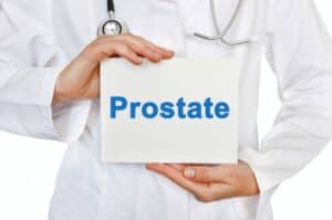 Une pancarte où est indiqué prostate et qui indique comment utiliser la gemmothérapie