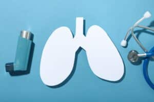 Des poumons et un stéthoscope