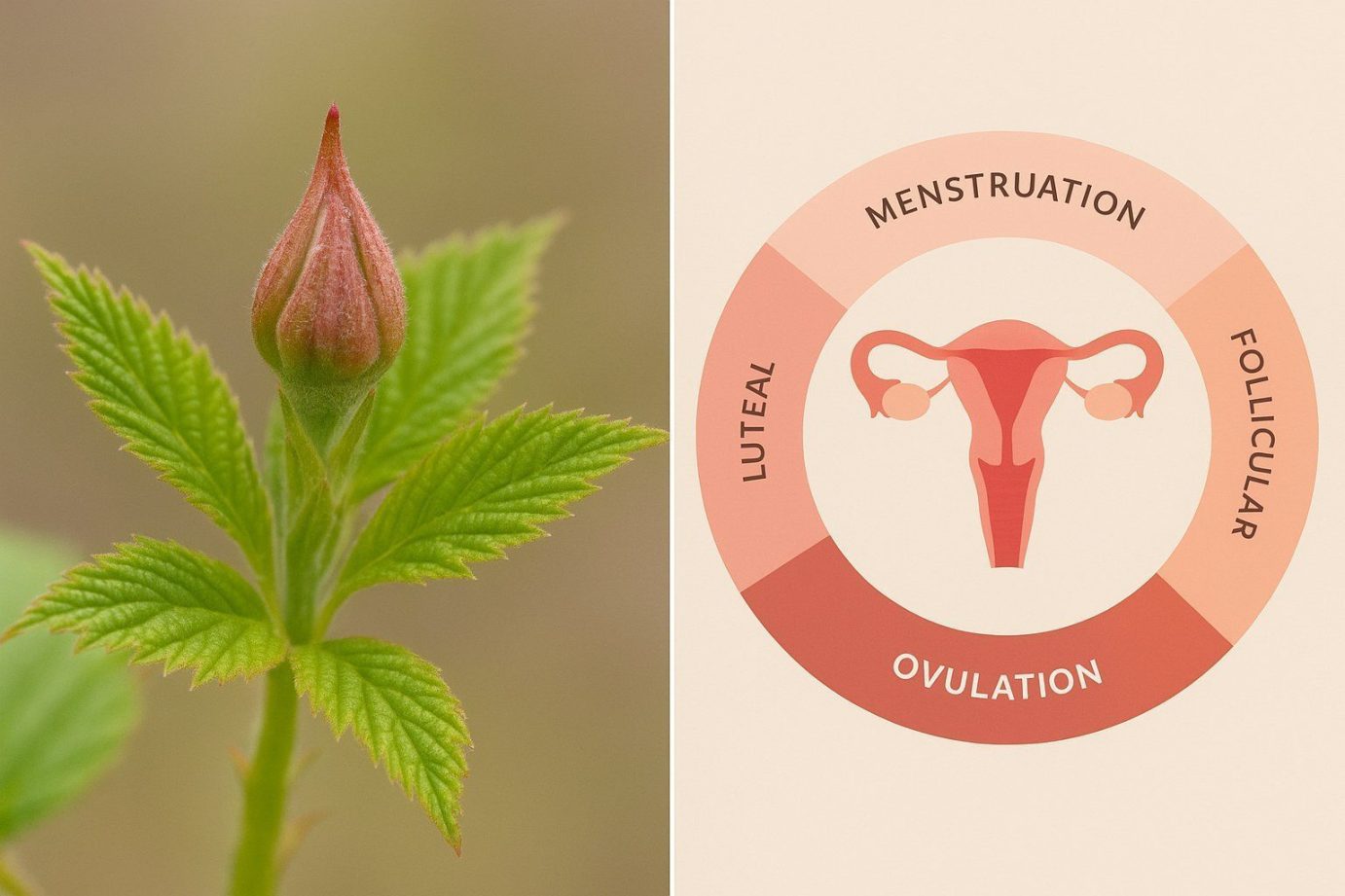 Bourgeon de framboisier et cycle menstruel : usages et précautions
